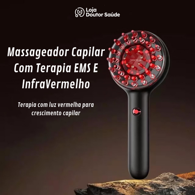 Escova Para Massagem Capilar Avançada