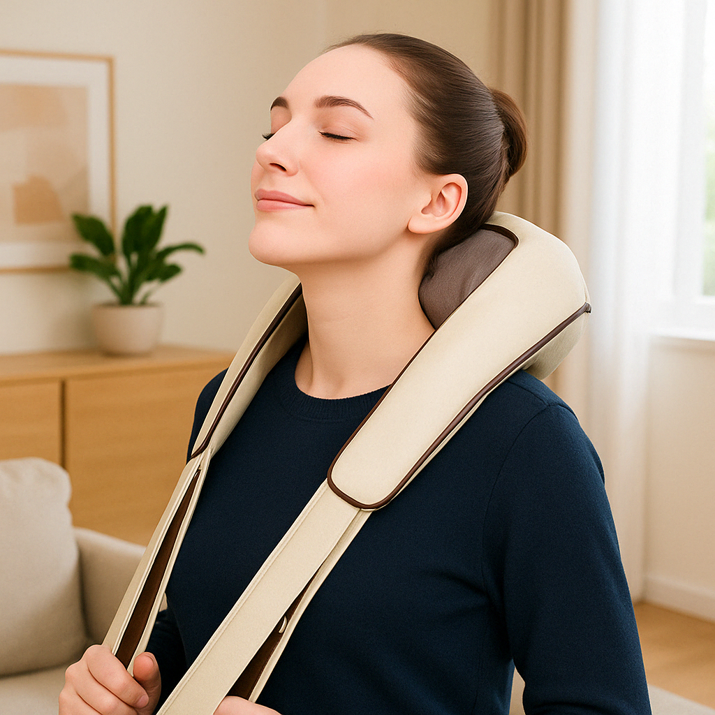 Massageador Elétrico Para Dor No Pescoço