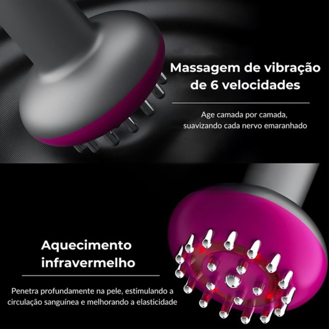 Massageador Para Lipedema Com Aquecimento E Luz Infravermelha