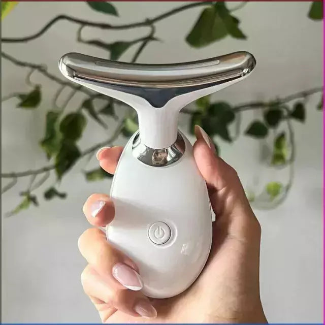 massageador facial com fototerapia anti-rugas
