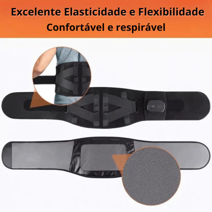 Cinta De Massagem E Aquecimento Para Dor Na Lombar E Ciático