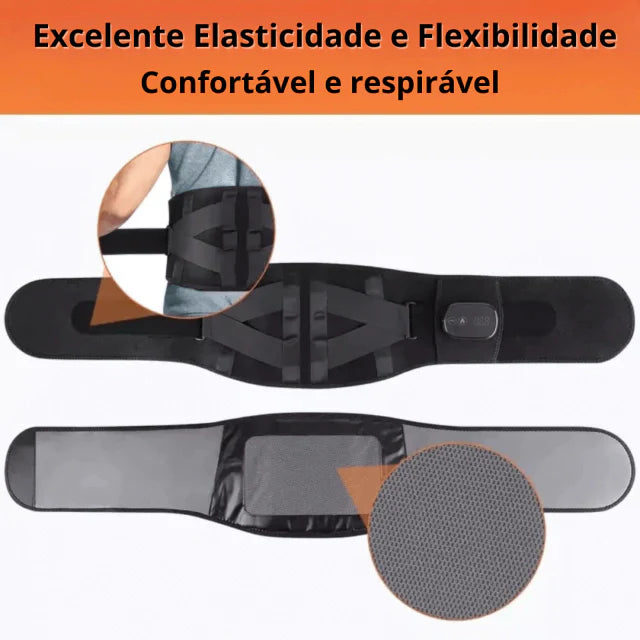 Cinta De Massagem E Aquecimento Para Dor Na Lombar E Ciático