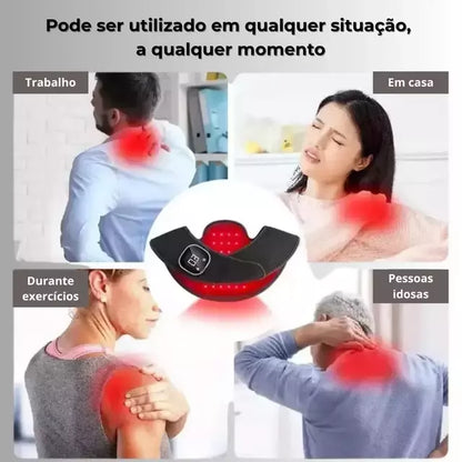Manta Terapêutica Infravermelho Para Dor Nos Ombros E Cervical