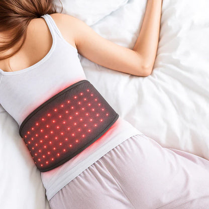 Cinta De Massagem E Luz Infravermelha Para Dor Lombar