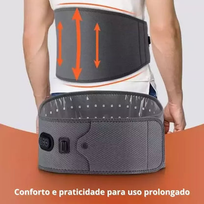 Cinta De Massagem E Luz Infravermelha Para Dor Lombar