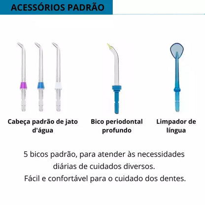 irrigador dental profissional waterpulse 2.0