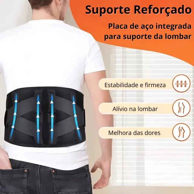 Cinta Massageadora com Aquecimento Lombar e Ciático