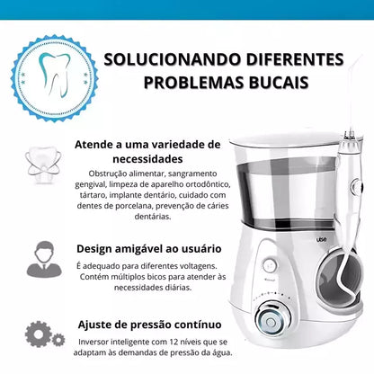 irrigador dental profissional waterpulse 2.0