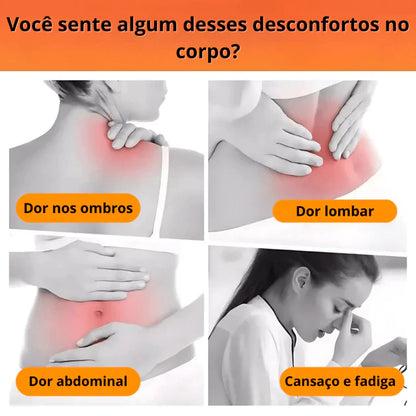 Cinta De Massagem E Aquecimento Para Dor Na Lombar E Ciático