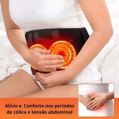 Cinta De Massagem E Aquecimento Para Dor Na Lombar E Ciático