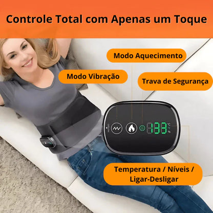 Cinta De Massagem E Aquecimento Para Dor Na Lombar E Ciático