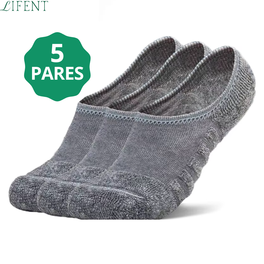 Meia Invisível Anti Odor Lifent (Kit com 5 pares)