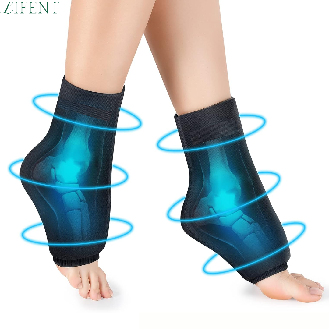 Tornozeleira em Gel Quente ou Fria para Dores