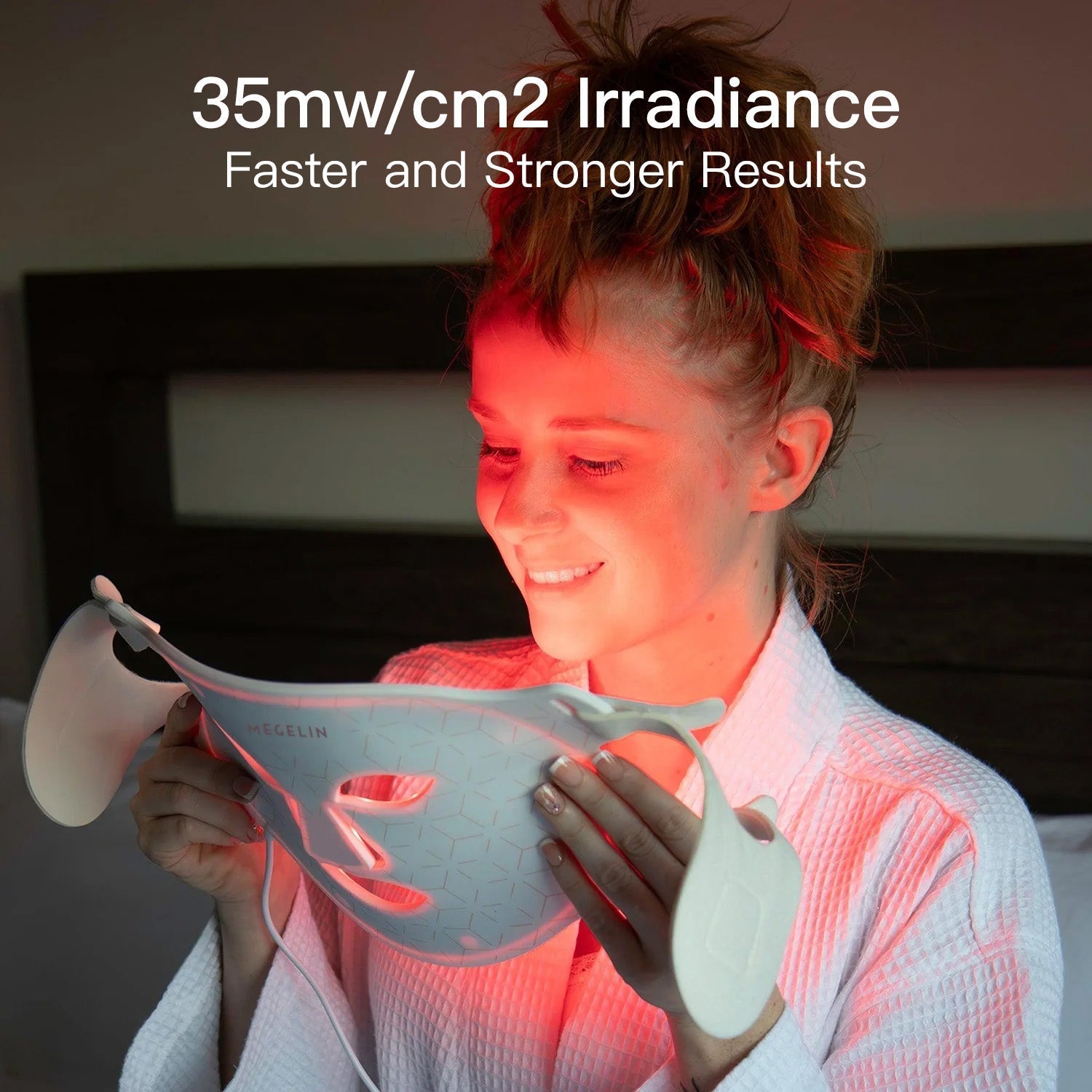Máscara Facial de Luz LED - DermaLux™