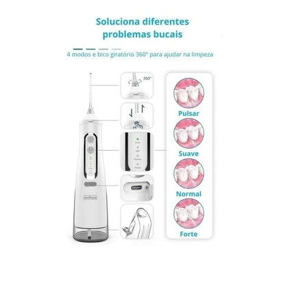 irrigador dental para mau hálito