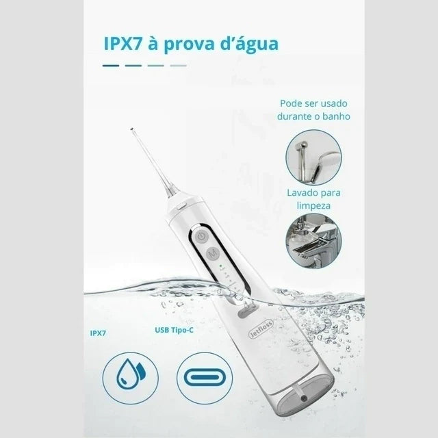 irrigador dental para mau hálito