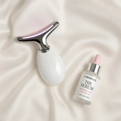 massageador facial com fototerapia anti-rugas