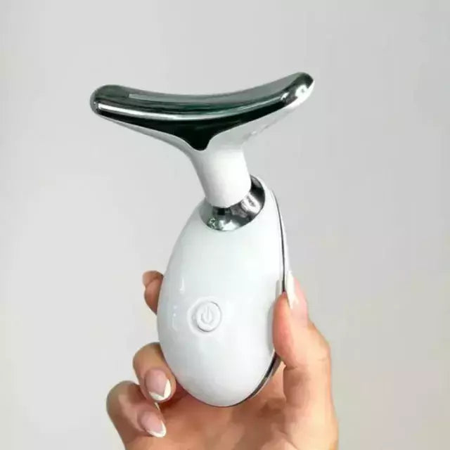 massageador facial com fototerapia anti-rugas