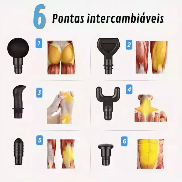 Pistola Massageadora Premium