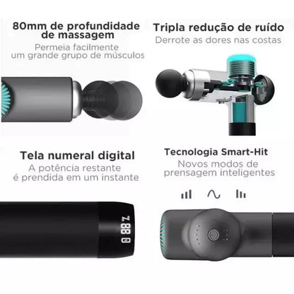 Pistola De Massagem Profissional Multiuso