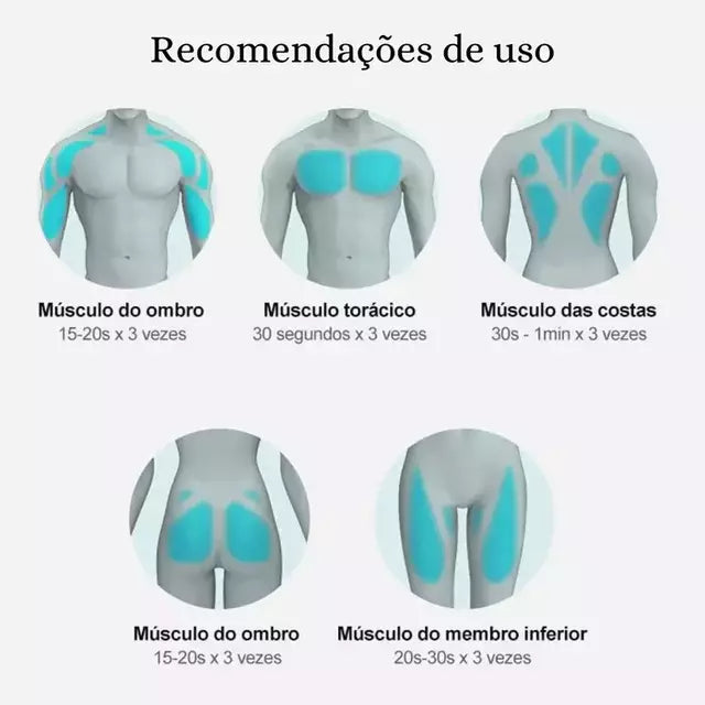 Pistola De Massagem Profissional Multiuso