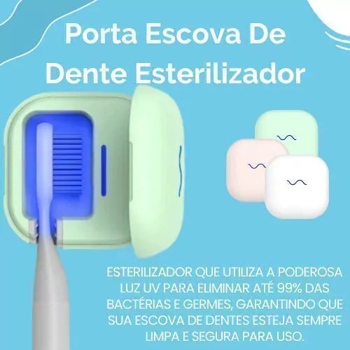 porta escova de dente esterilizador
